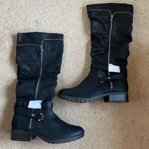 SO Black Stonecrop Zippered Boots - Size 10